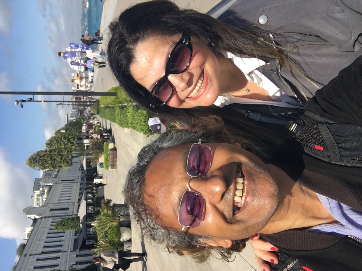 Istanbul waterfront selfie