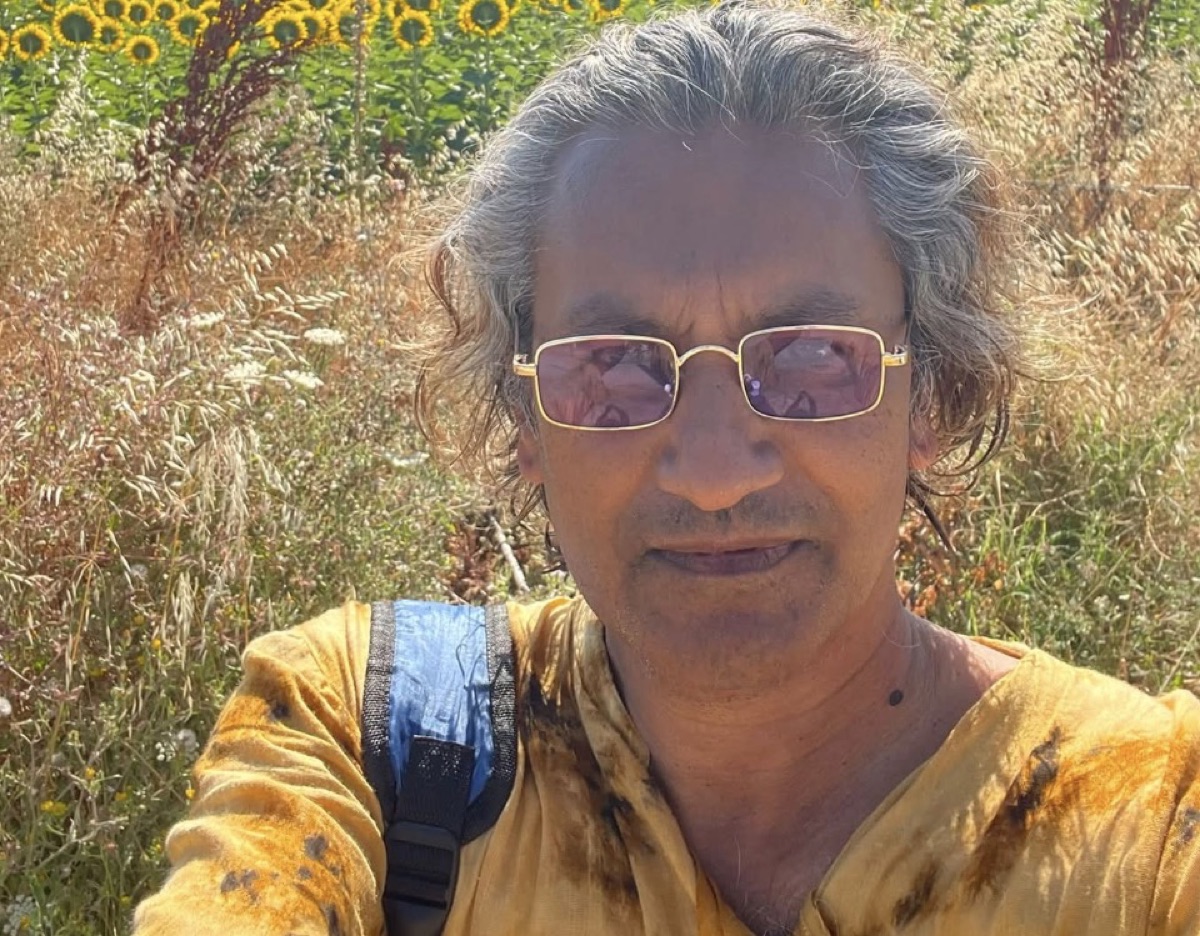 Erikli sunflower field selfie