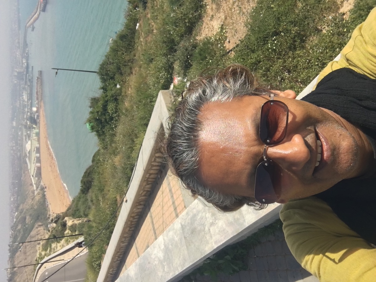 Selfie at Safi coastal viewpoint
